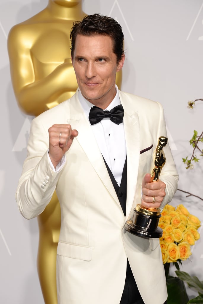 Matthew McConaughey looked dapper after his best actor win for Dallas Buyers Club.