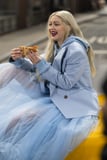 Gigi Hadid Ate a Slice of Pizza in a Huge Tulle Gown, and Same