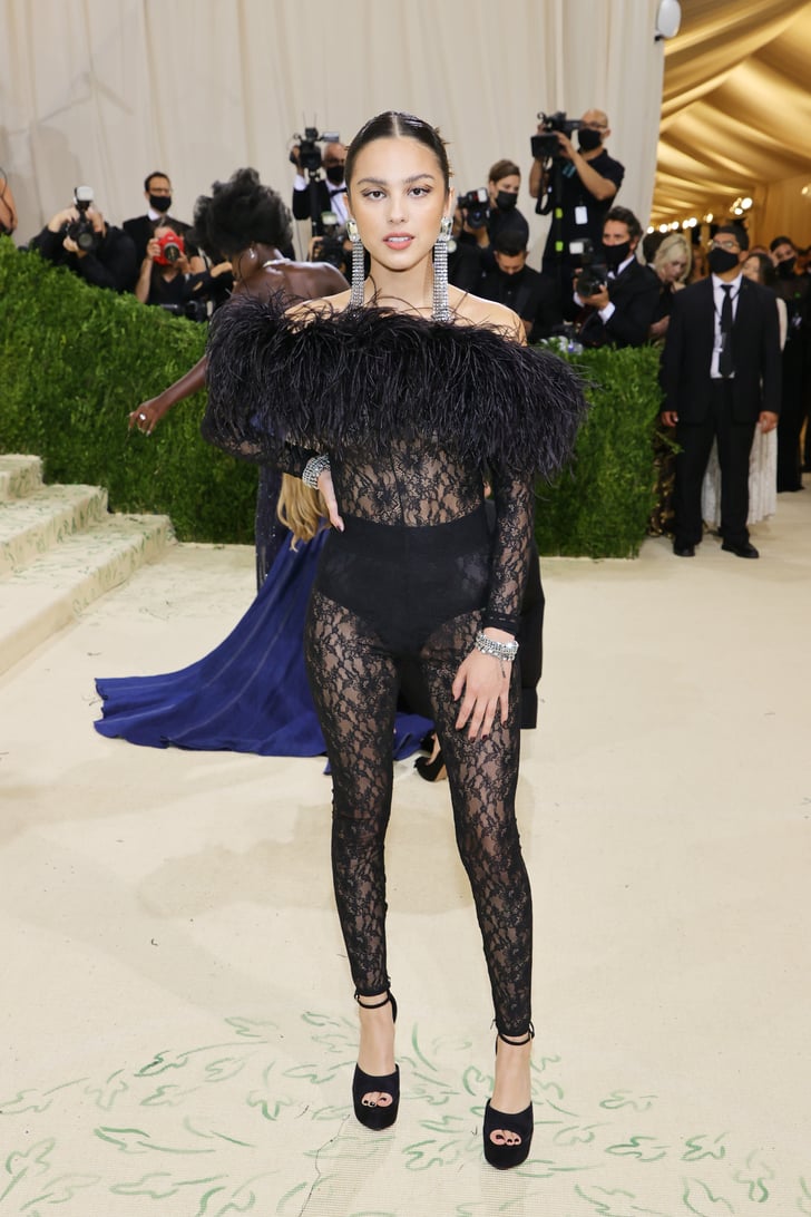 Olivia Rodrigo's Saint Laurent Catsuit at the Met Gala 2021 POPSUGAR
