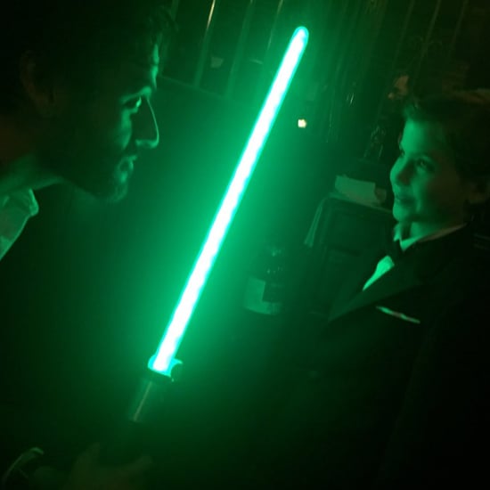 Oscar Isaac and Jacob Tremblay Have a Jedi Battle