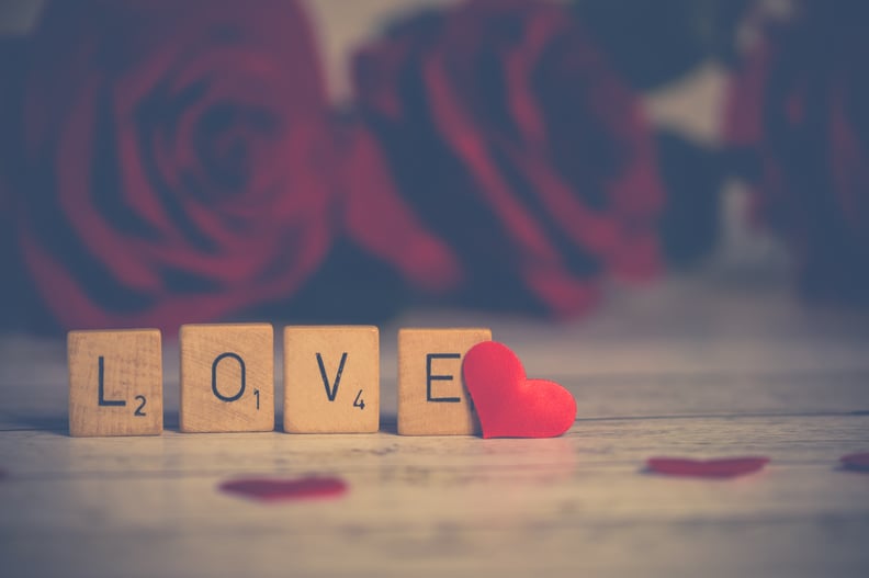 Valentine's Day Zoom Background: #Love