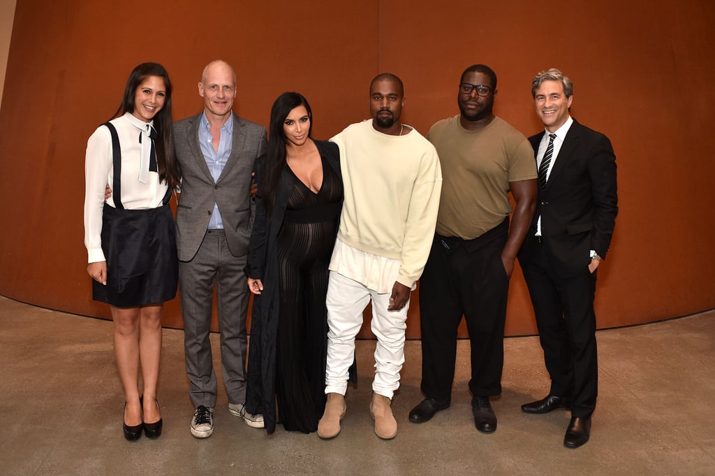 Pregnant Kim Kardashian and Kanye West at LACMA | Photos
