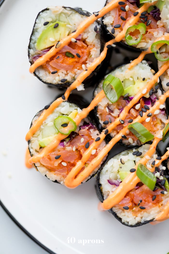 Spicy Salmon Roll | Spicy Keto Recipes | POPSUGAR Fitness ...