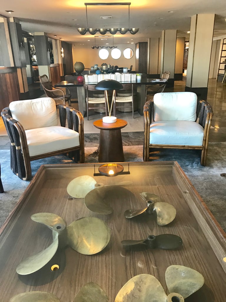 See another shot of the boating-inspired decor.