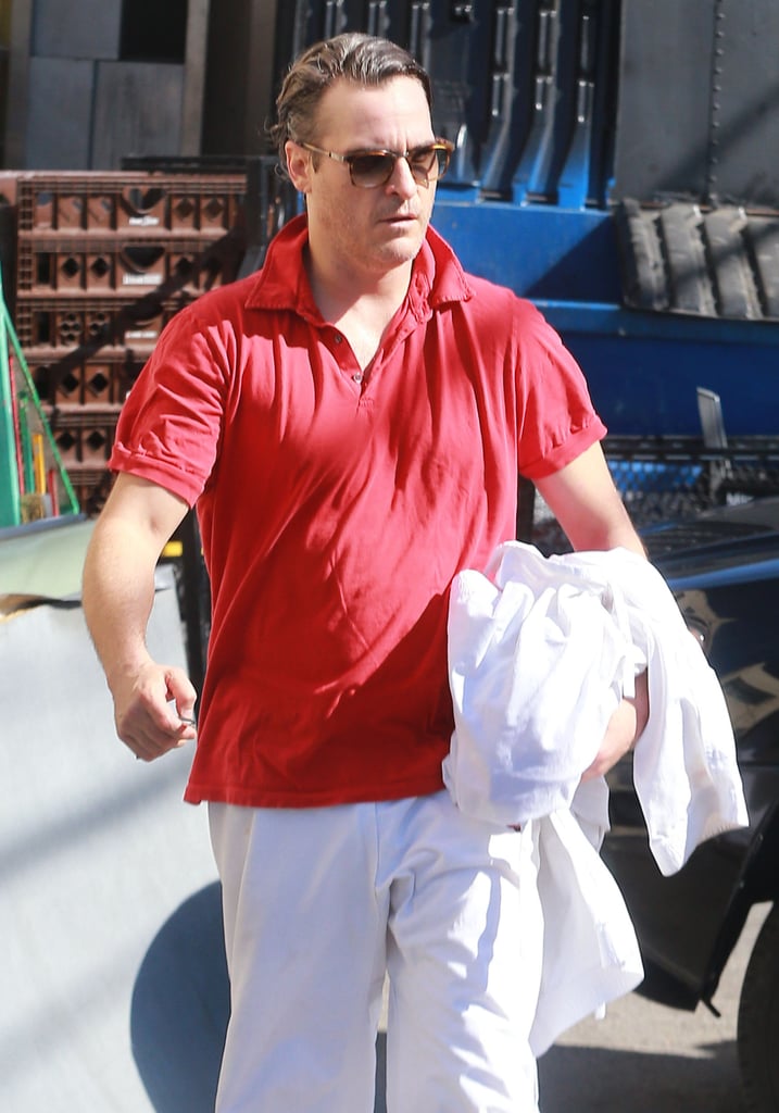 Joaquin Phoenix went to a martial arts class in LA on Sunday.