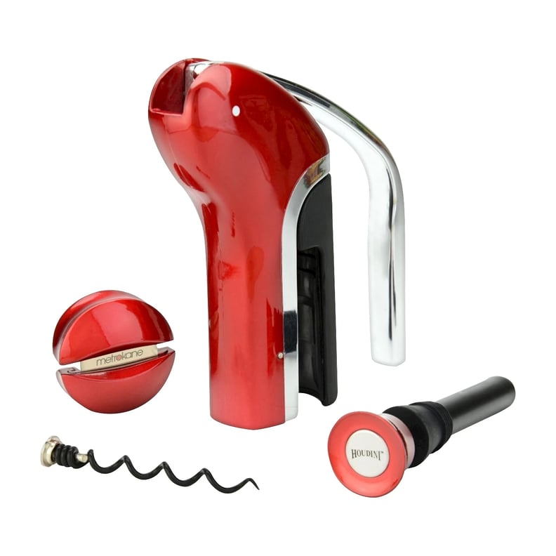 Houdini Deluxe Vertical Corkscrew in Red