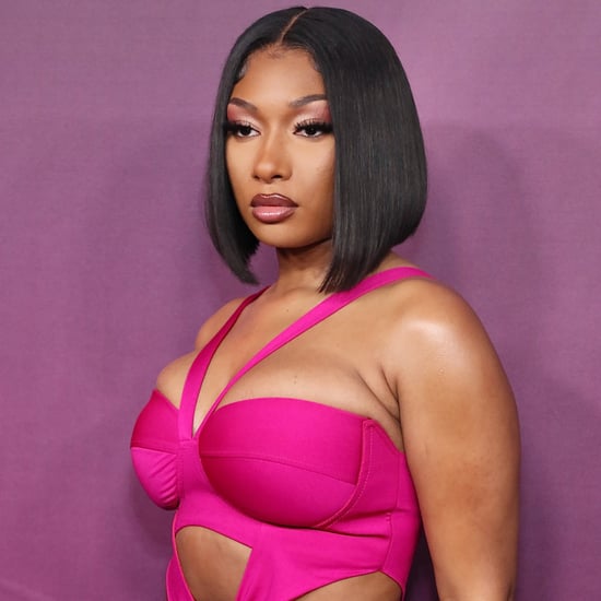 Megan Thee Stallion's Cutout Catsuit and Butterfly Heels
