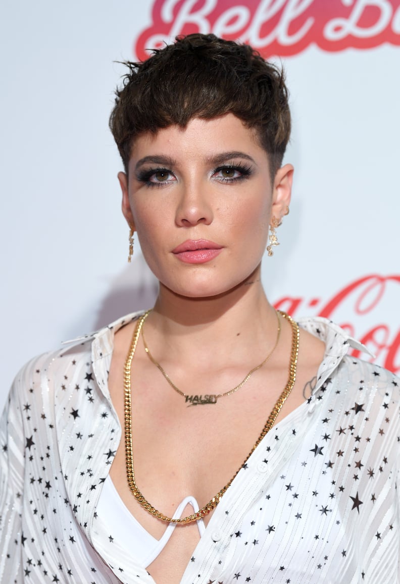Halsey With Brown Hair