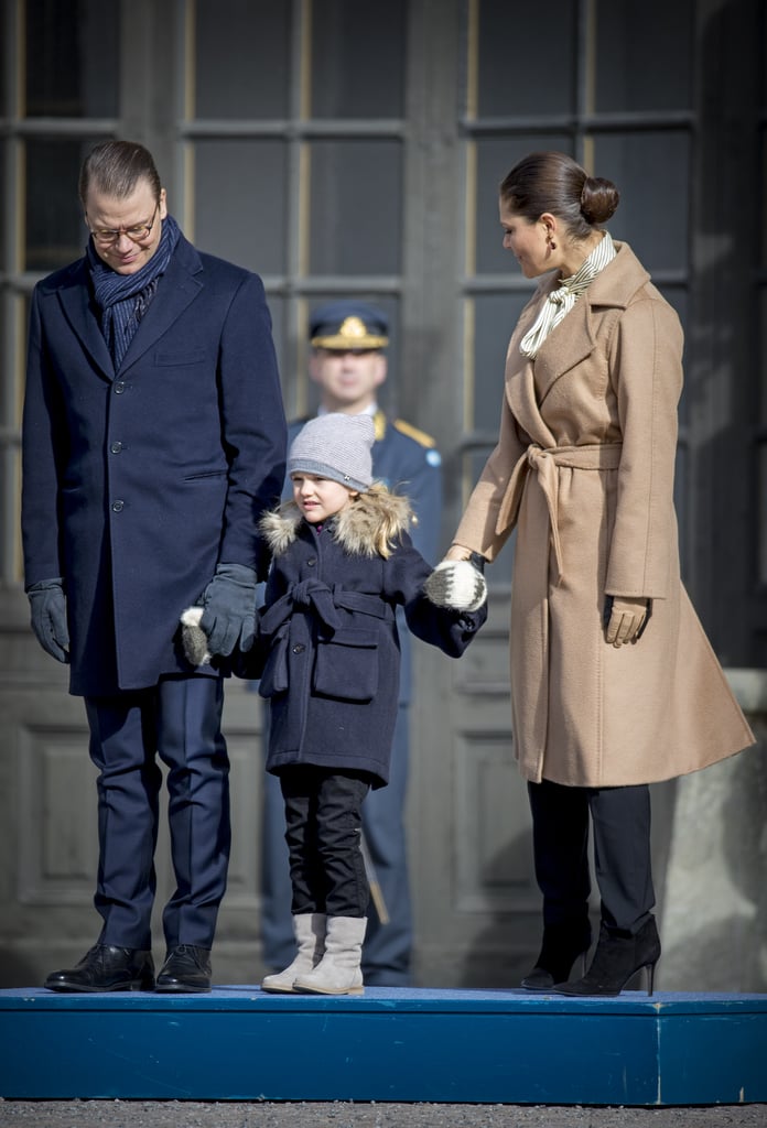 Princess Victoria and Family at Name Day Ceremony March 2017