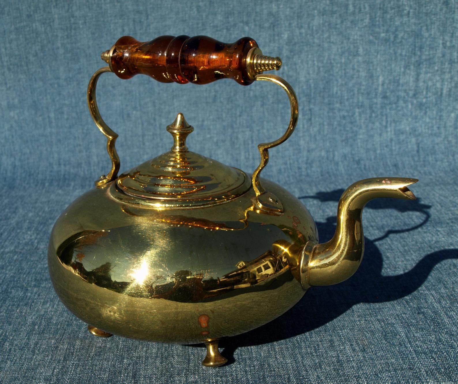 Brass teapot vintage