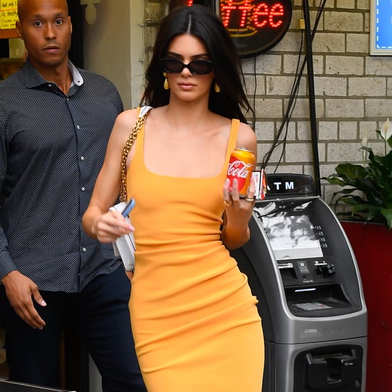 Kendall Jenner Orange Bec and Bridge Dress 2019