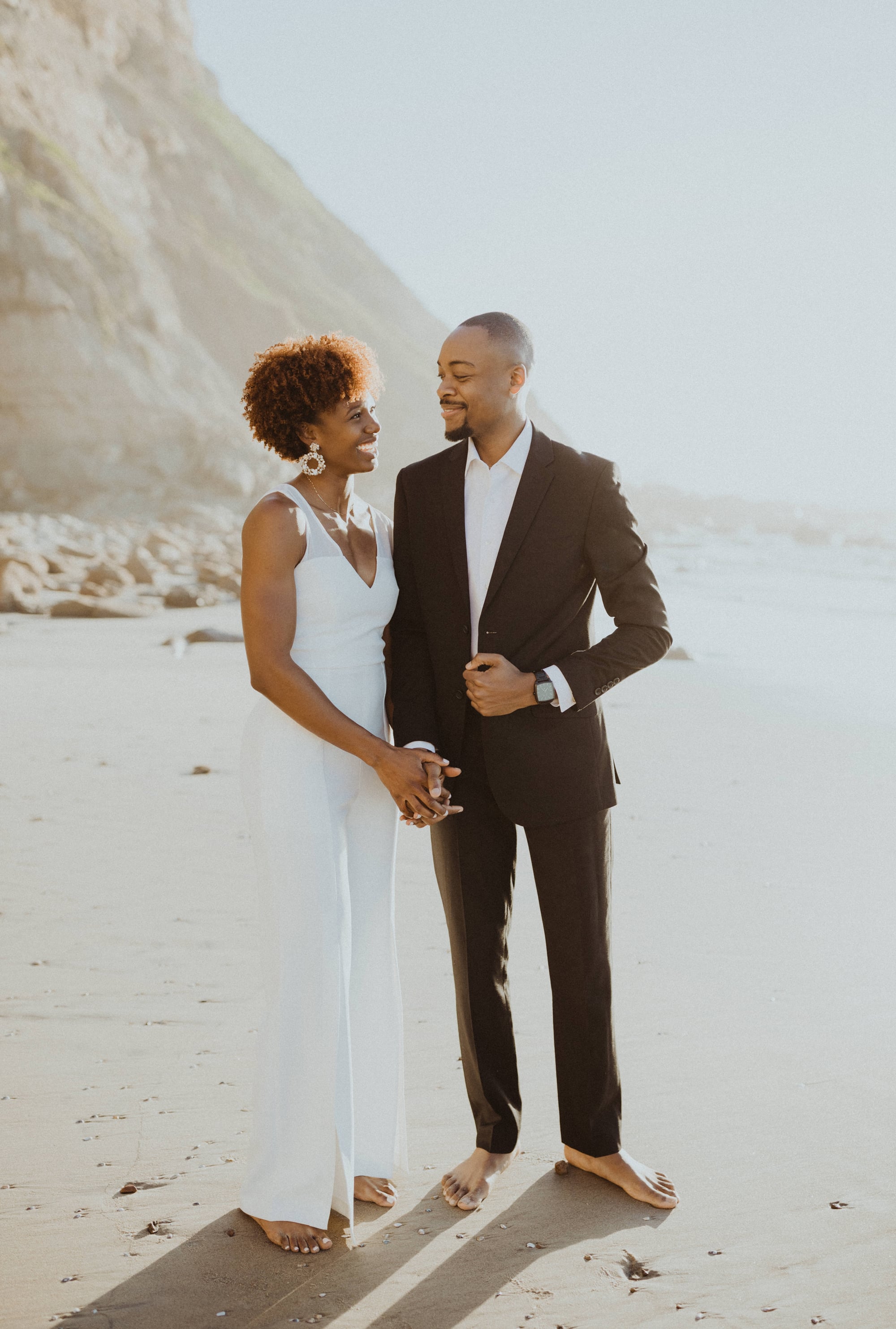 Love and Sex We Cant Get Over This Couples Beautiful Beach Engagement Shoot — and That Jumpsuit! POPSUGAR Love and Sex Photo 44