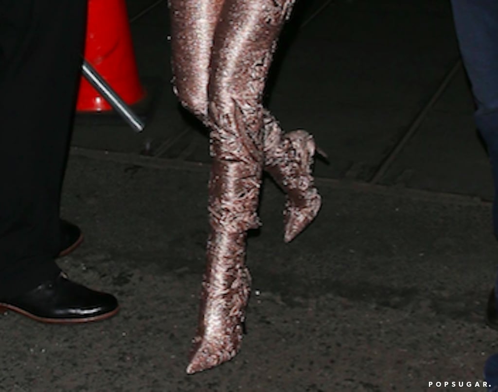 Gigi Hadid's Pink Versace Met Gala Afterparty Suit 2018