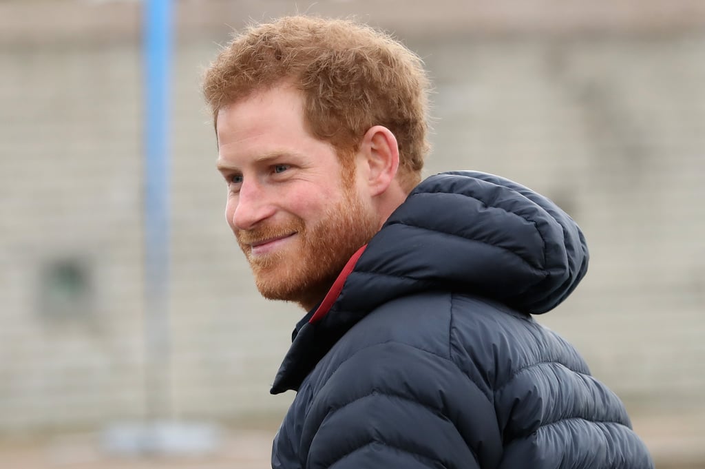 Prince Harry at Training Session in England February 2017