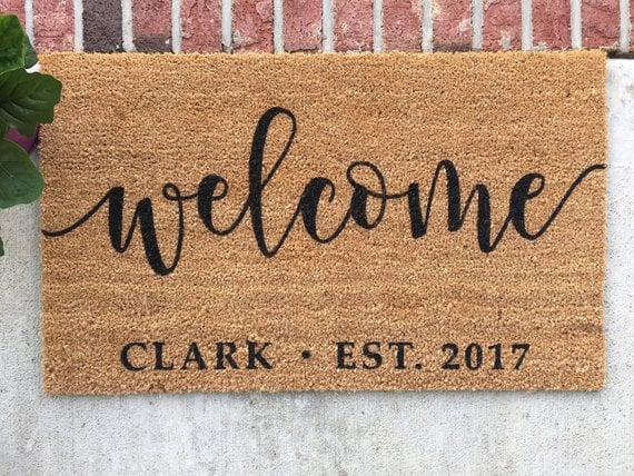 Personalized Doormat