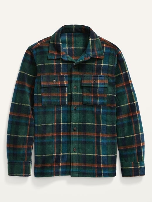 Old Navy Cozy Micro Fleece Shirt Jacket 