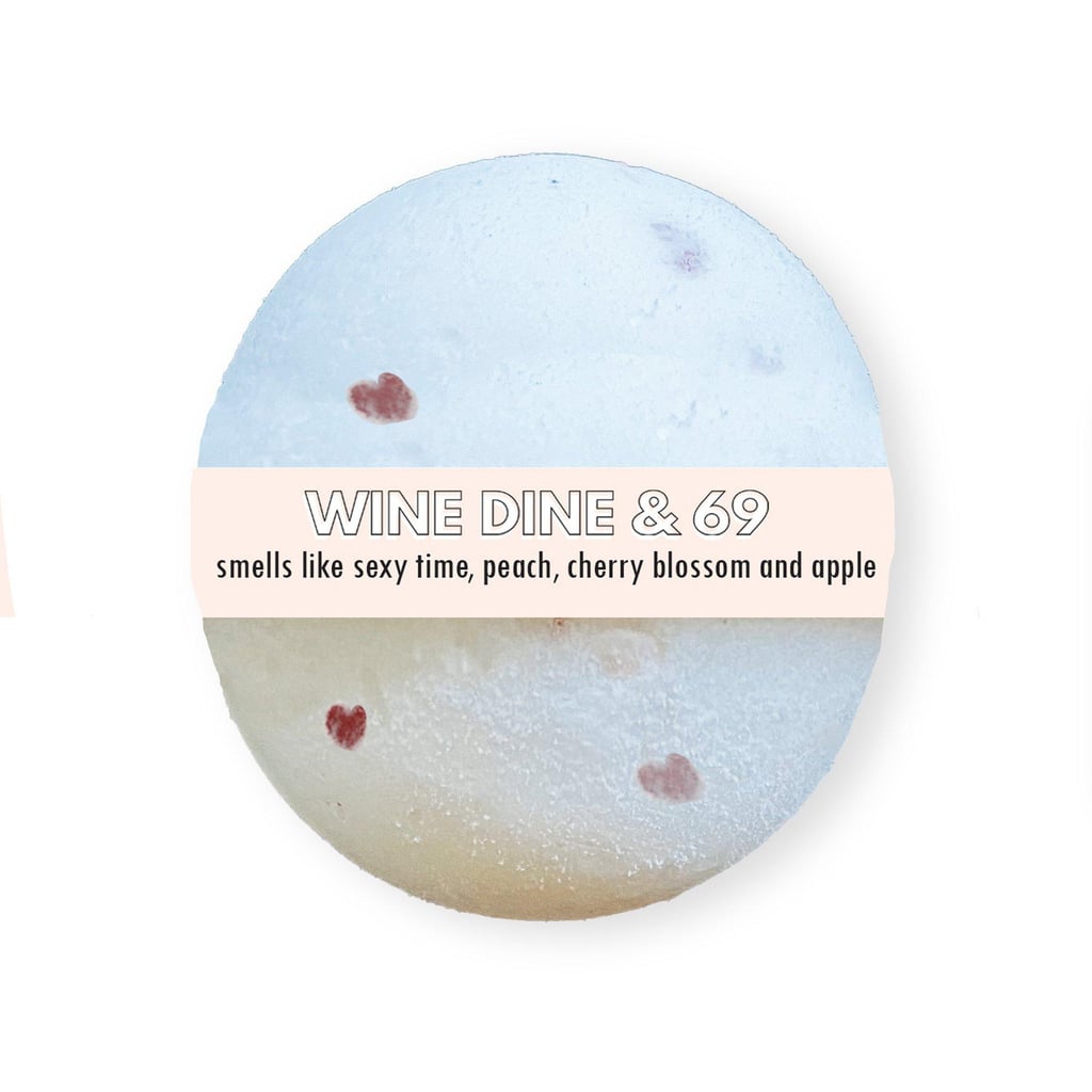 Wine Dine 69 Confetti Heart Bath Bomb