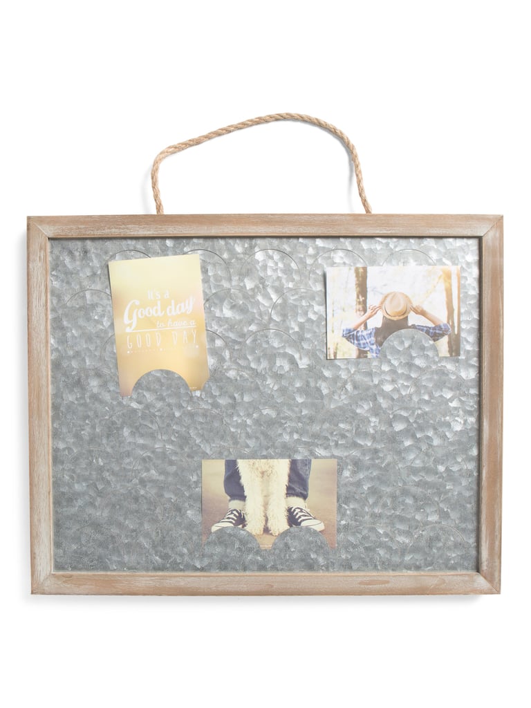 Galvanized Metal Scalloped Wall Art