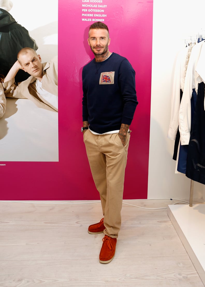 David Beckham at London Fashion Week Men's 2018 | POPSUGAR Celebrity