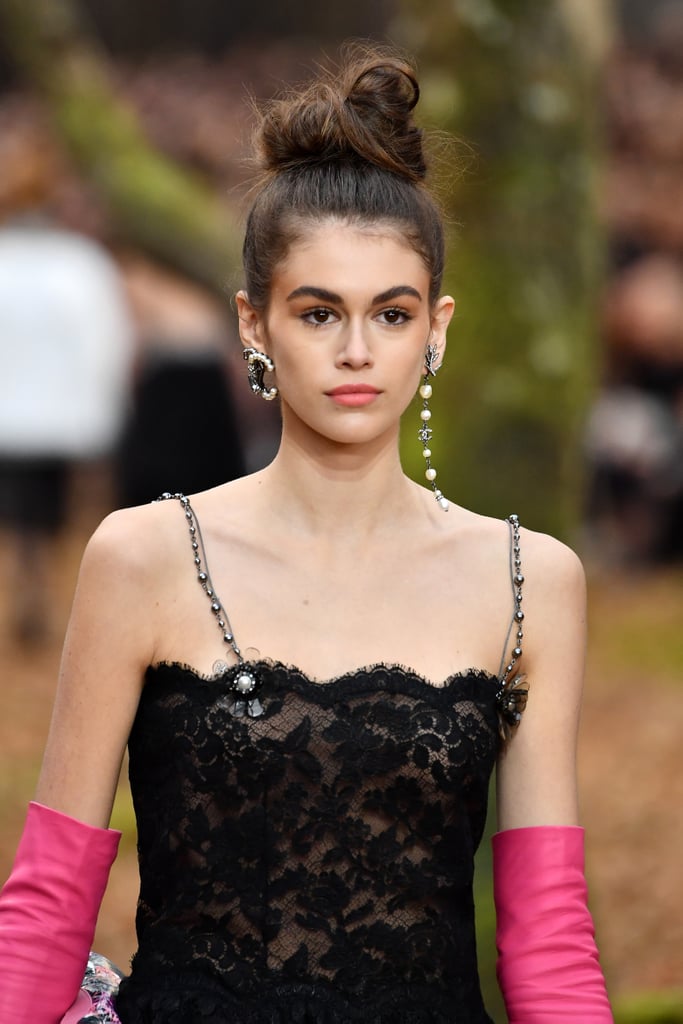 Kaia Gerber Walking the Chanel Show at Paris Fashion Week Fall 2018