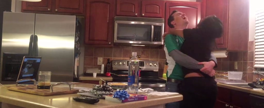 Husband Reacts to Wife's Pregnancy Announcement