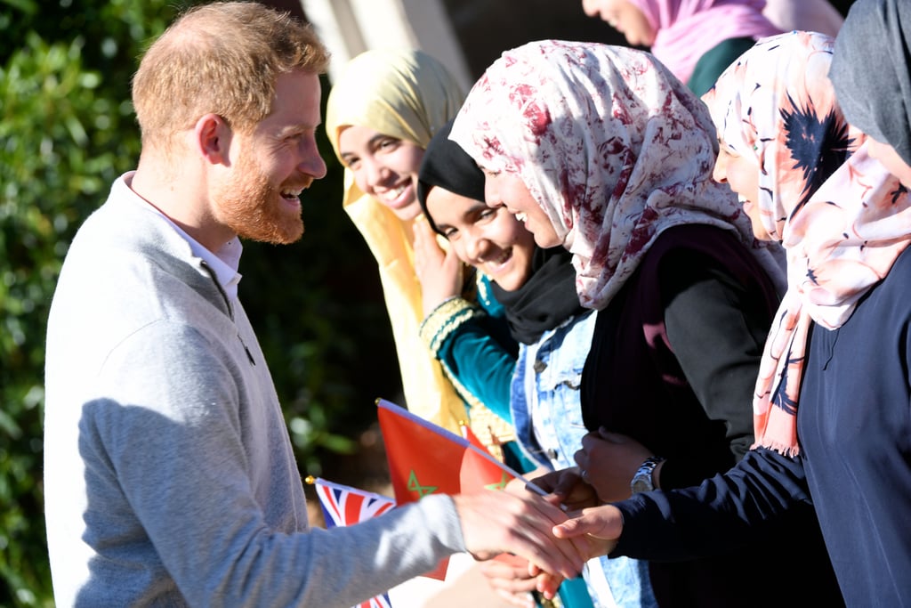 Prince Harry Meghan Markle Visit School on Morocco Tour 2019