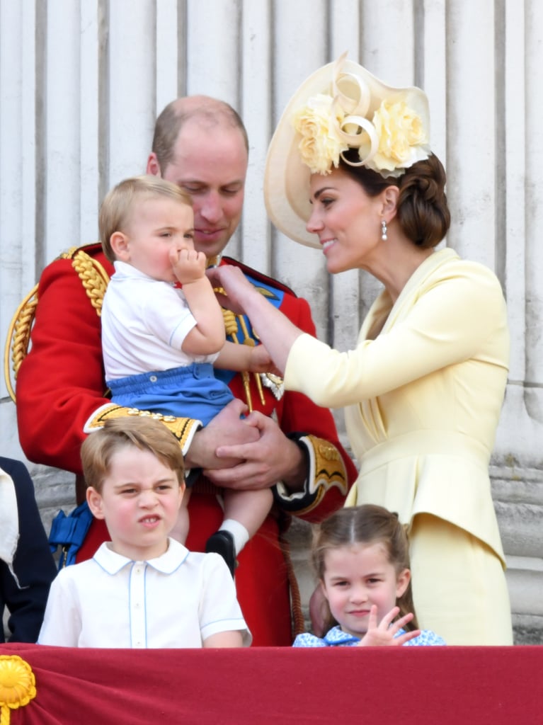 Prince Louis Sucking His Thumb At Trooping the Colour 2019