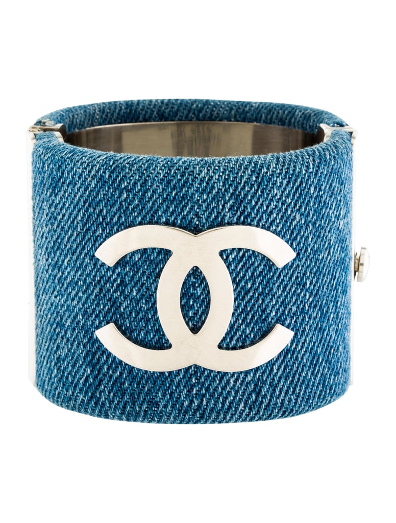 Chanel Denim Cuff Bracelet Best Denim Gifts POPSUGAR Fashion Photo 13