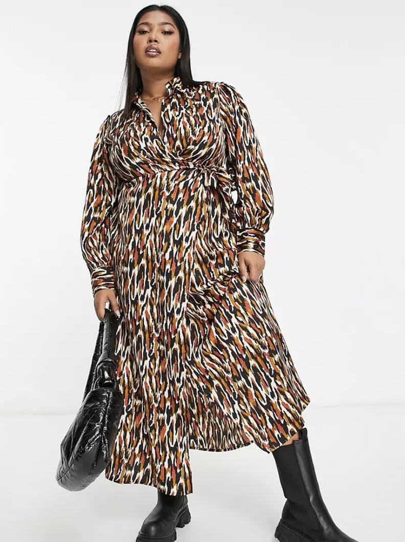 Best Long-Sleeve Printed Midi Dress