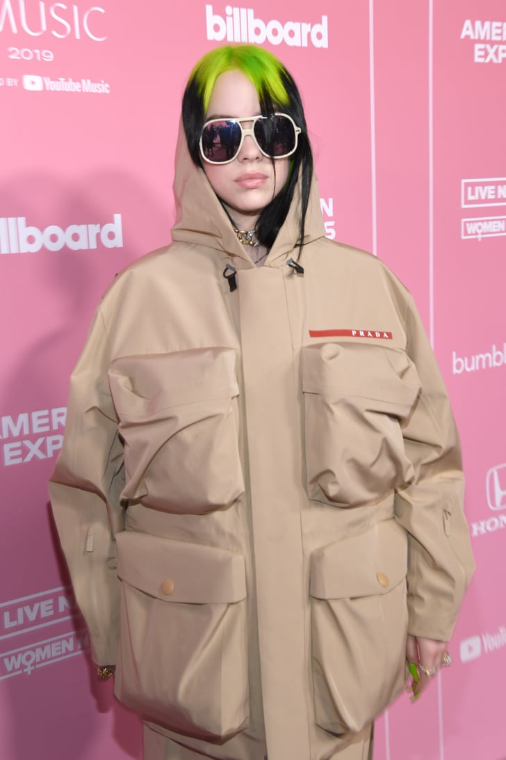 Billie Eilish Wearing Prada at Billboard Women in Music | POPSUGAR ...