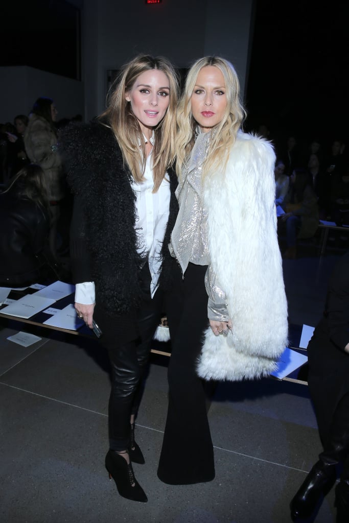 On Saturday night, Olivia made a front-row appearance — and nearly coordinated with Rachel Zoe — at Altuzarra's Fall show.