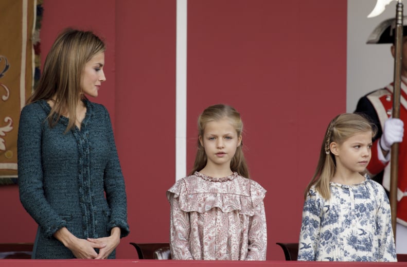 Princess Leonor and Infanta Sofía in 2014