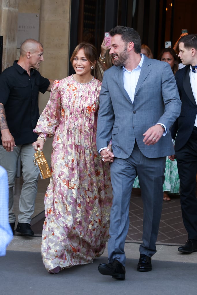 Jennifer Lopez and Ben Affleck on Their Honeymoon in Paris in July 2022