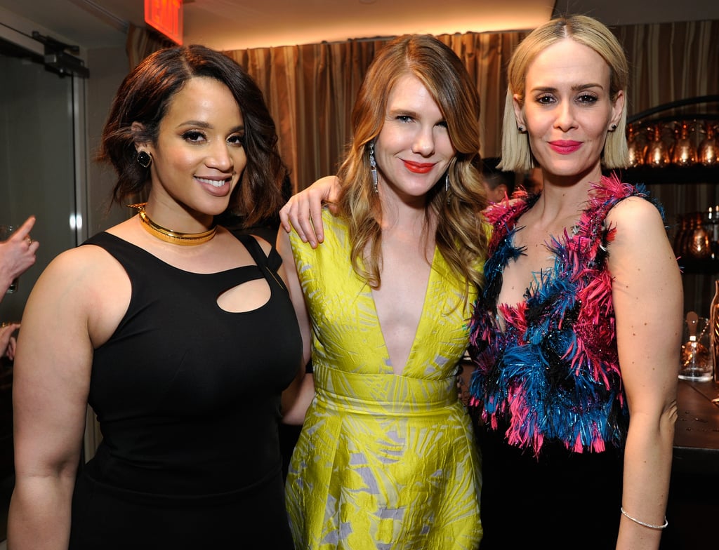 Pictured: Sarah Paulson, Lily Rabe, and Laverne Cox | SAG Awards Afterparty Pictures ...1024 x 784