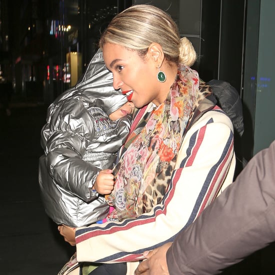 Beyonce Carrying Blue Ivy in NYC