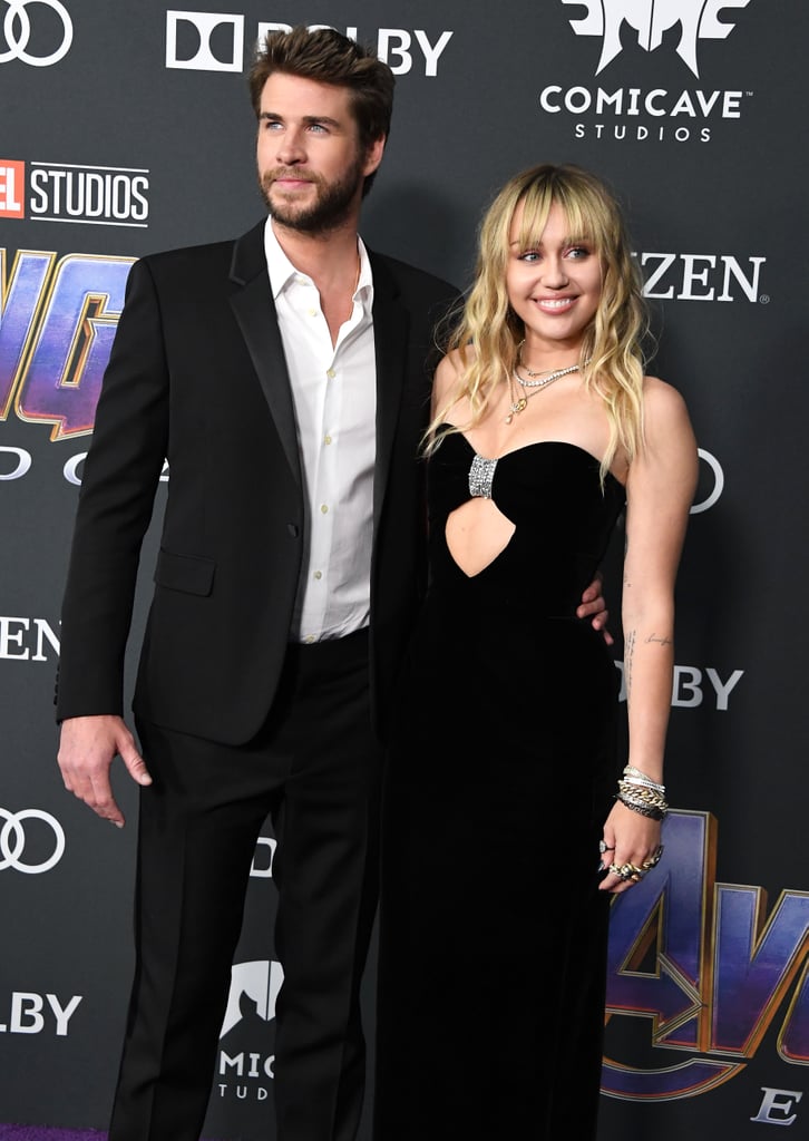 Miley Cyrus and Liam Hemsworth at Avengers Endgame Premiere | POPSUGAR ...