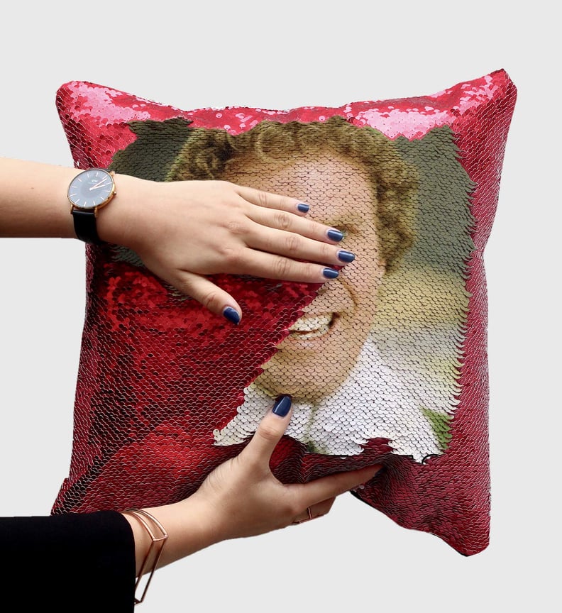 Buddy the Elf Sequin Pillow