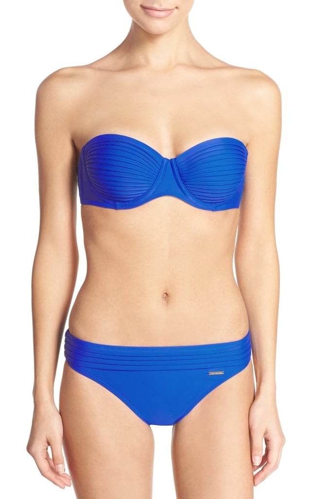 Ted Baker London Women's Pleated Underwire Bikini Top ($75) and Bottom ($65)