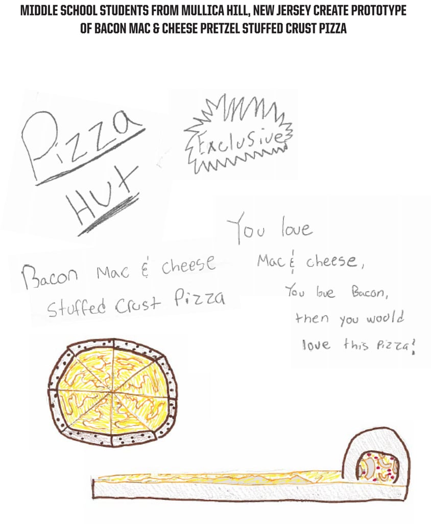 Pizza Hut's Pretzel Crust With Bacon Macaroni and Cheese