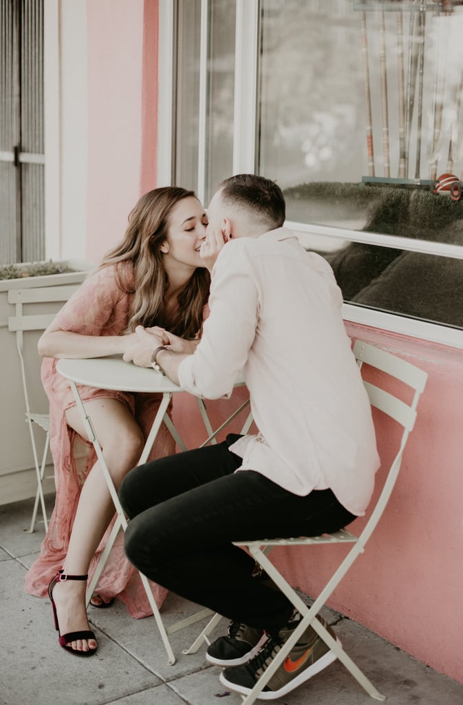 Champagne and Candy Engagement Shoot