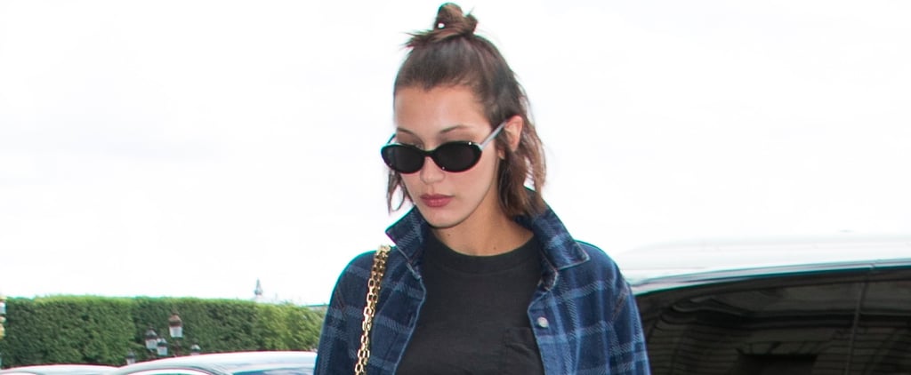 Bella Hadid Crop Top in Paris