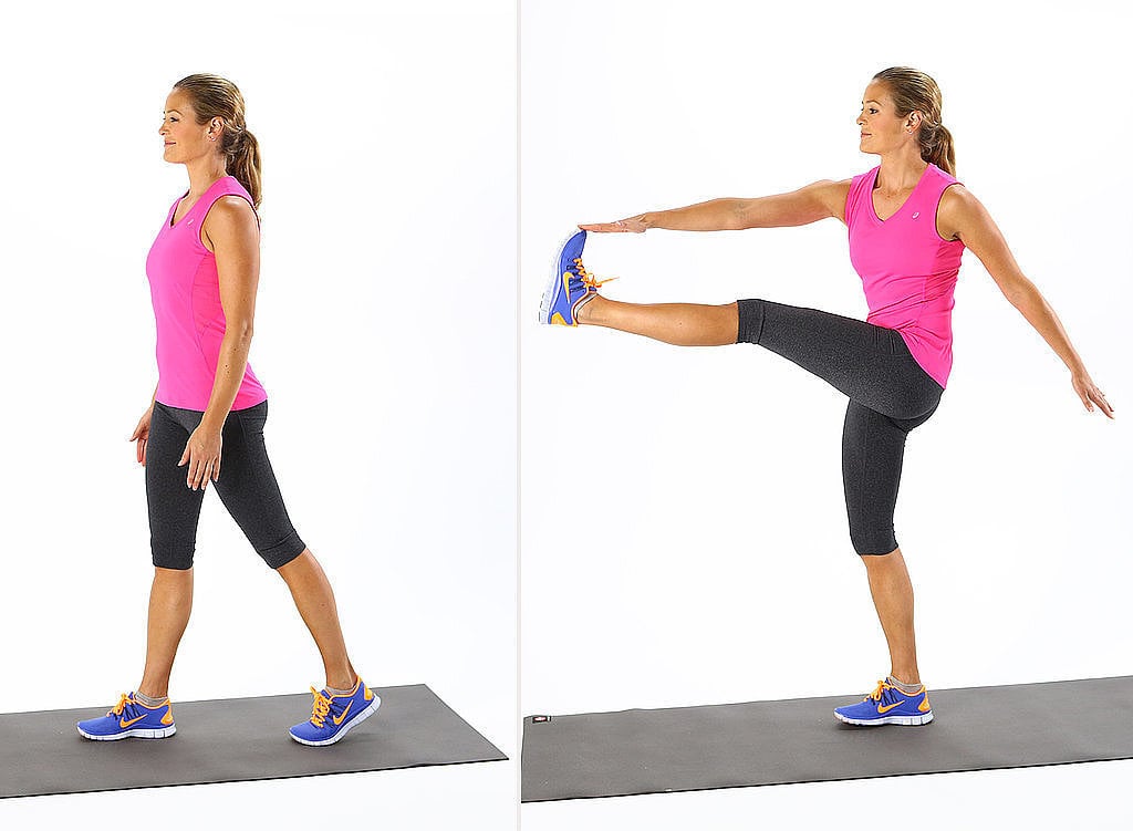 Hamstring Toe Touch Exercises That Athletes Do Popsugar Fitness Photo 6