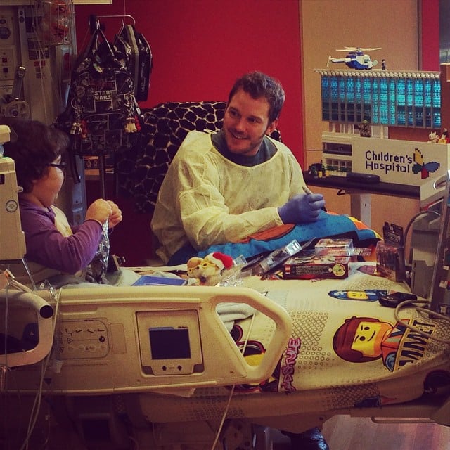 Chris Pratt Visiting Kids in the Hospital