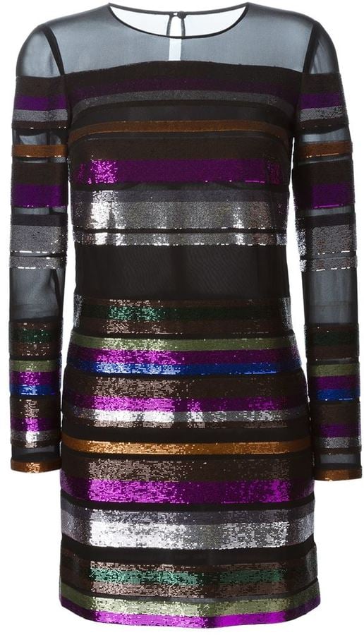 Emilio Pucci sequinned stripe mini dress ($3,026)