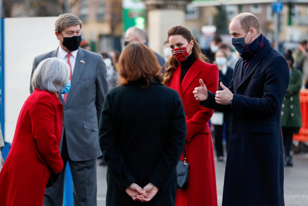 Kate Middleton Wears Tartan Emilia Wickstead Face Mask 2020