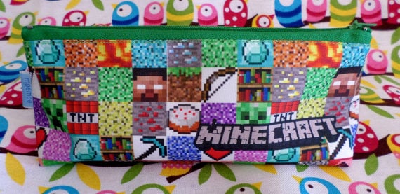 Minecraft-Inspired Pencil Case