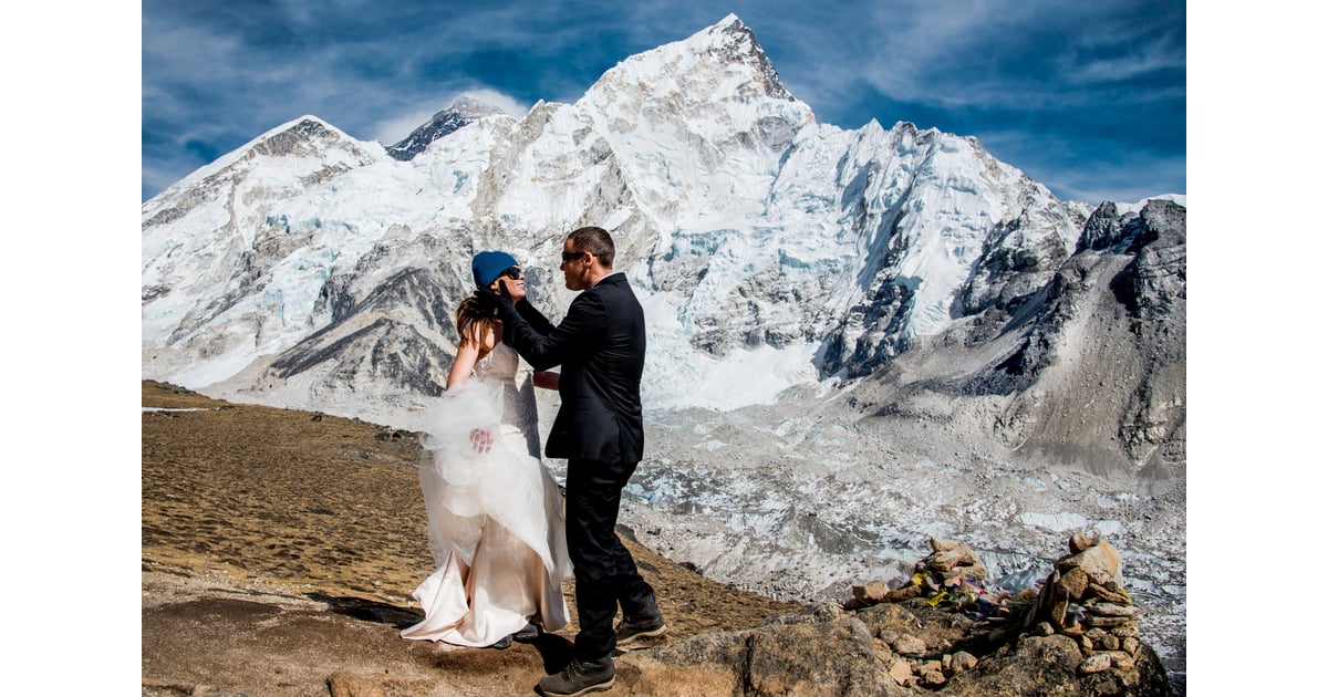 Mt Everest Wedding Popsugar Love And Sex Photo 21 