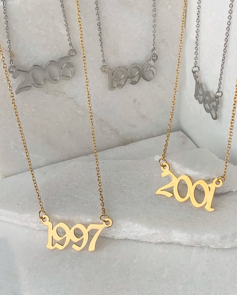 Mazza Boutique Birth Year Necklace