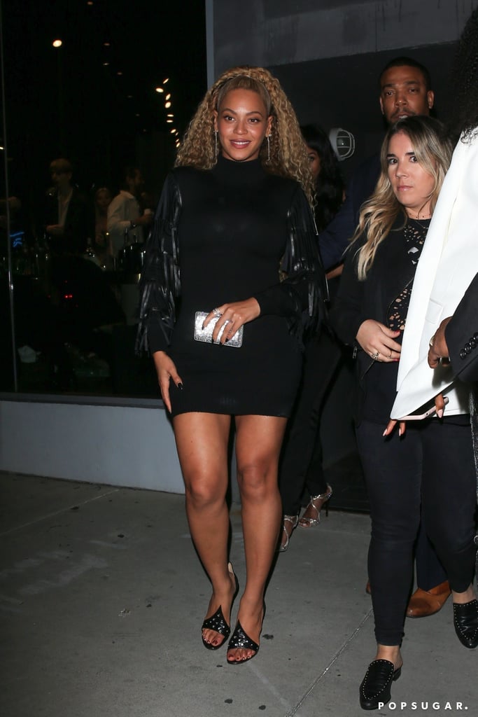 Beyoncé's Black Studded Heels