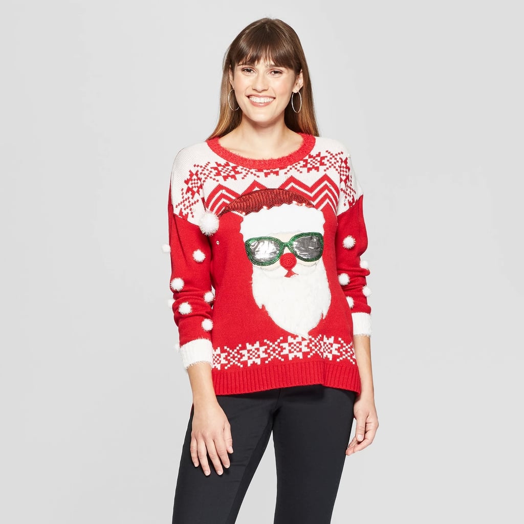 Women's Sunglasses Santa Ugly Christmas Sweater 